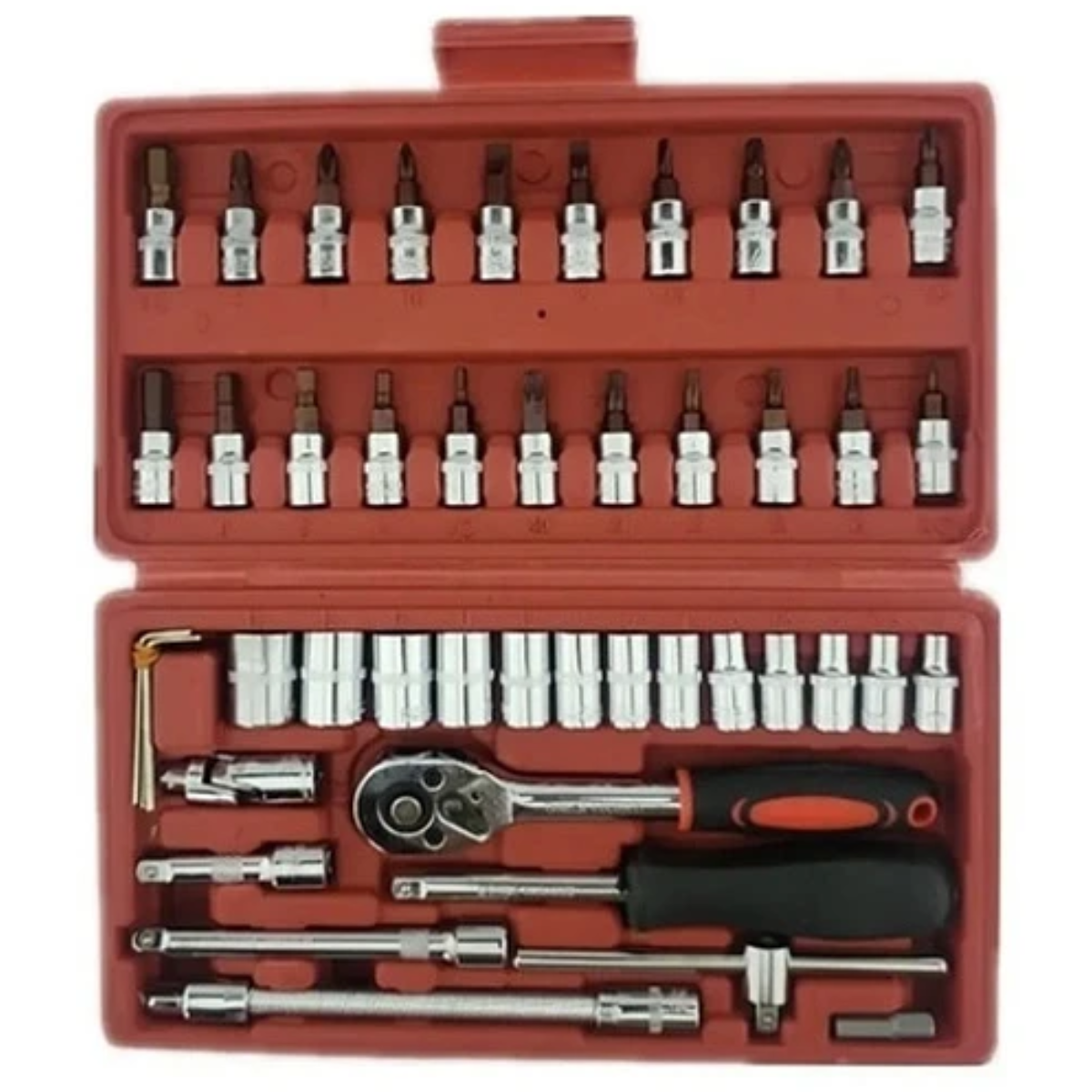 Caja de herramientas de 46 piezas