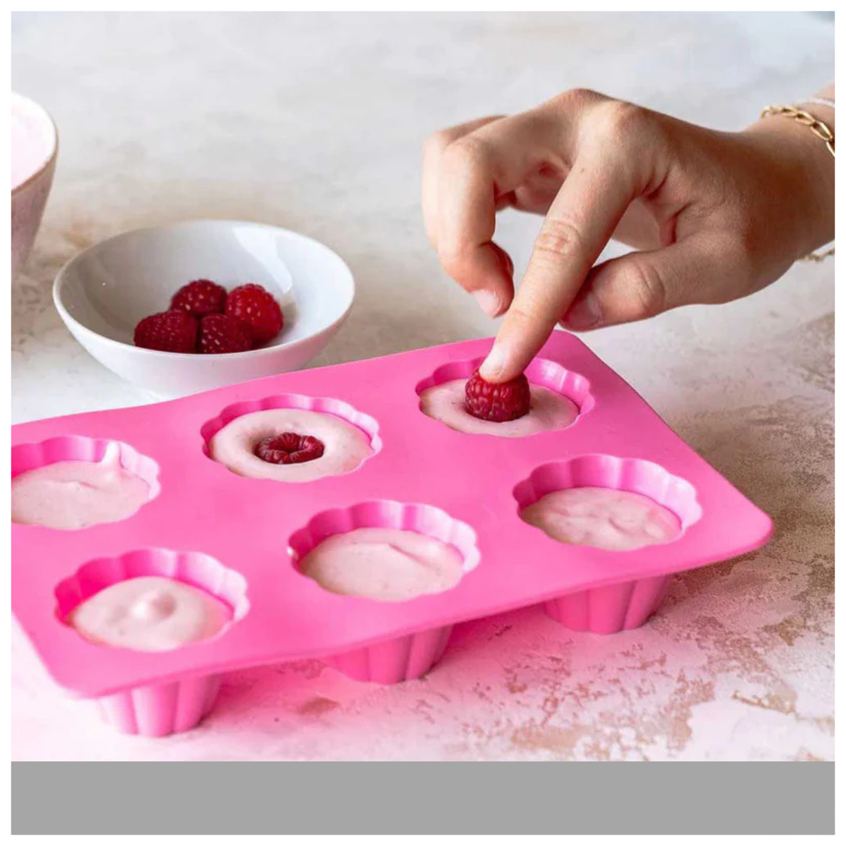 Moldes 6 Espacios Cupcakes Texturizados