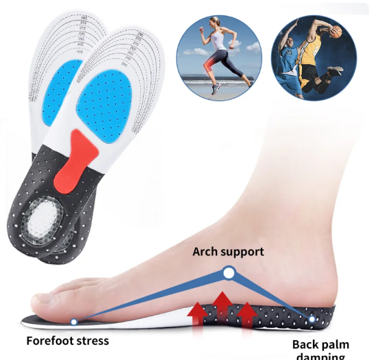 🦶PLANTILLA PIE 4D TALLA AJUSTABLE