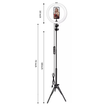 Aro de Luz LED 45 cm con Trípode 2.1 M