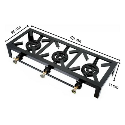 Cocinilla Cocina A Gas 3 Quemadores