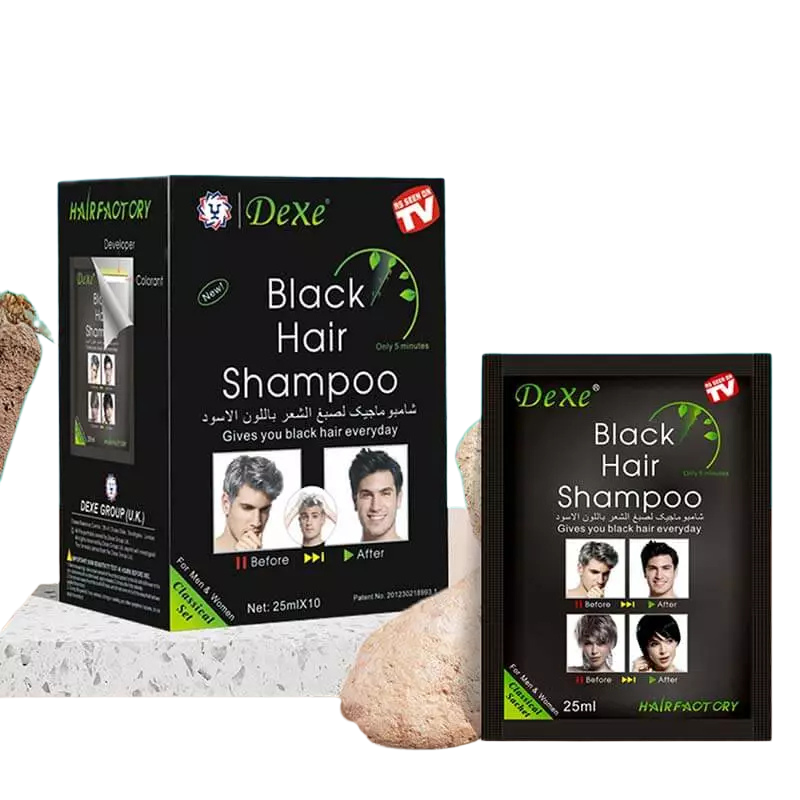 Shampoo Tinte Cubre Canas Negro