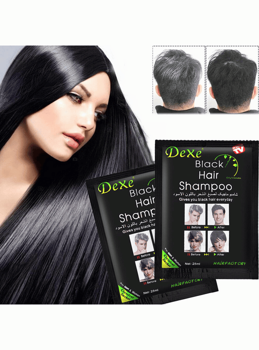 Shampoo Tinte Cubre Canas Negro