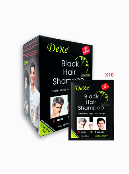 Shampoo Tinte Cubre Canas Negro