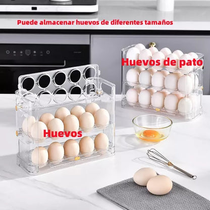 Organizador De Huevos De 3 Niveles - Cap