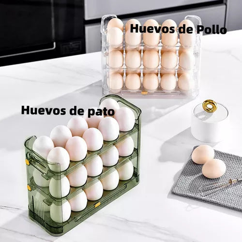 Organizador De Huevos De 3 Niveles - Cap