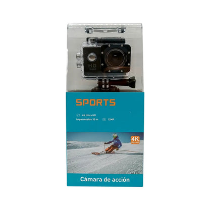 Cámara Go Pro Full HD 4K 30FPS
