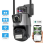 Camara De Seguridad Wifi Con Doble Lente