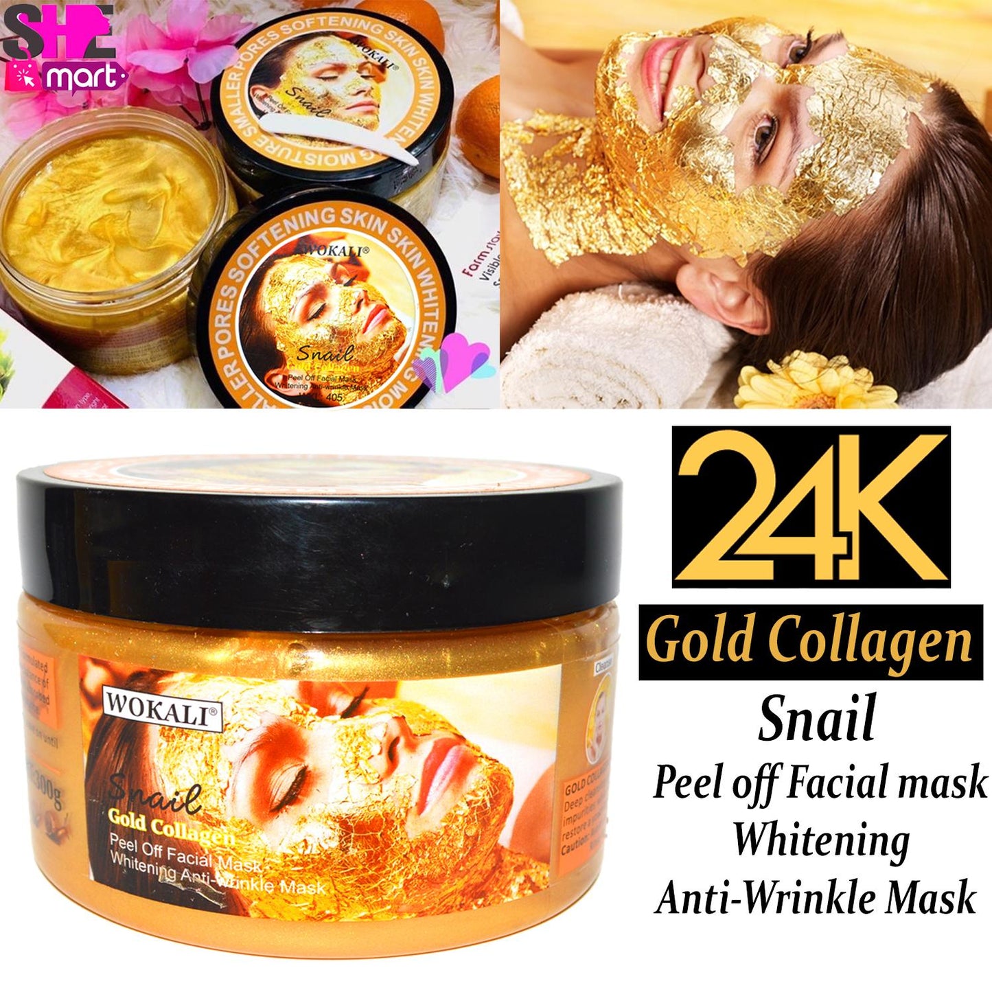 COLAGENO ORO 24K - EXTRACTO DE CARACOL