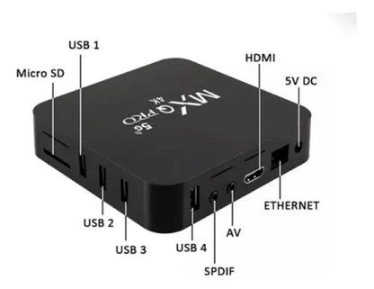 Decodificador Tv Box 4k Pro  Pro256g